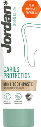 Jordan Caries Protection Tannkrem Green Clean 75ml Jordan Caries Protection Tannkrem Green Clean 75ml