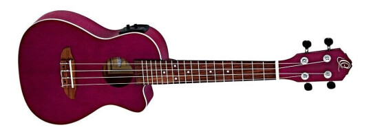 Ortega Guitars Ortega Ruruby-Ce Concert Ukulele Med Mik. Earth, Ruby