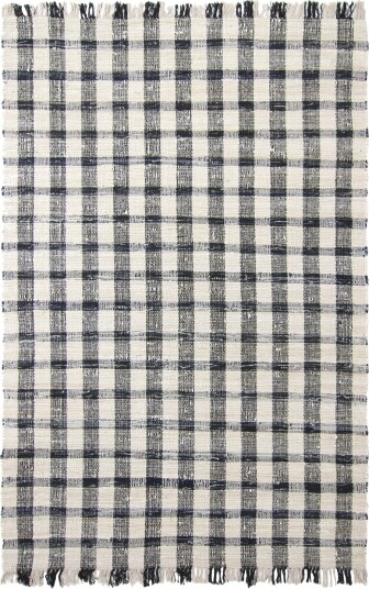 Bomullsteppe Noomi svart Størrelse: 60 x 120 cm