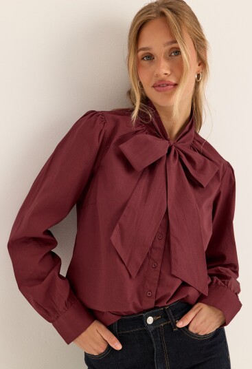 Bubbleroom Tie Detail Blouse
