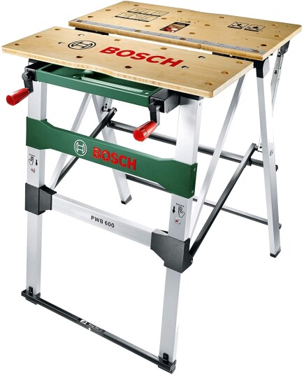 Bosch PWB 600 Sammenleggbar Arbeidsbenk med 4 Klemmebakker