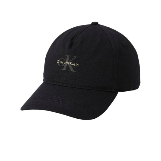 Calvin Klein Monologo Printed Baseball Cap - Black - ONE SIZE Calvin Klein Monologo Printed Baseball Cap - Black - ONE SIZE