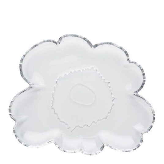 Marimekko Unikko asjett 20 cm blomsterform klar Marimekko Unikko asjett 20 cm blomsterform klar