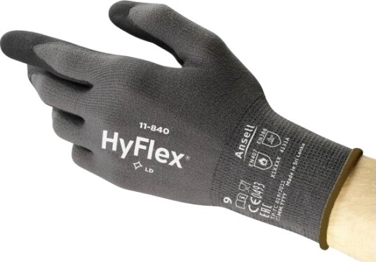 Ansell Hyflex Arbeidshanske 11840R090 Str. 9 Ansell Hyflex Arbeidshanske 11840R090 Str. 9