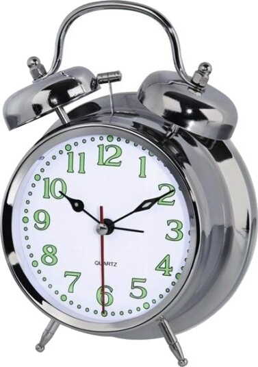 Hama "Nostalgia" alarm clock silver