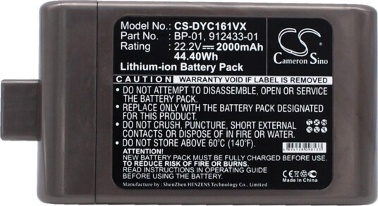 Batteri til Dyson D12 Cordless Vacuum etc Batteri til Dyson D12 Cordless Vacuum etc