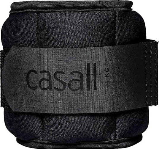Casall Wrist Weights 2x1kg Black One size Casall Wrist Weights 2x1kg Black One size