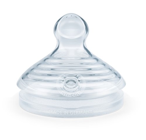 NUK Flaskesmokk,Nature Sense Teat Silicone M 6-18 mnd -2pk
