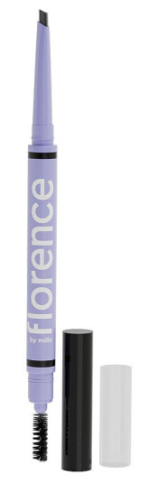 Florence by Mills Tint N Tame Eyebrow Pencil With Spoolie Black Brown 0,2 ml Øyenbrynsblyant