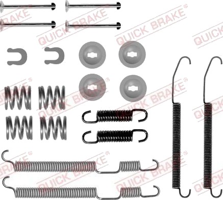 QUICK BRAKE 105-0075 Tilbehørsett, bremsesko QUICK BRAKE 105-0075 Tilbehørsett, bremsesko