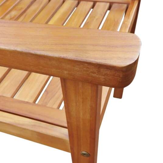 vidaXL Hagestoler 2 stk heltre akasie brun
