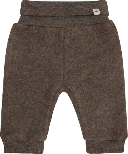 Huttelihut Pants Wool Fleece Brun 80
