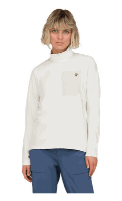 Norrøna femund warm1 Half-Zip genser dame White L