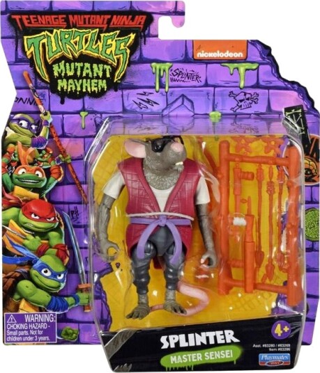 Teenage Mutant Ninja Turtles Actionfigur Mutant Mayhem Splinter Sensei 10cm Teenage Mutant Ninja Turtles Actionfigur Mutant Mayhem Splinter Sensei 10cm