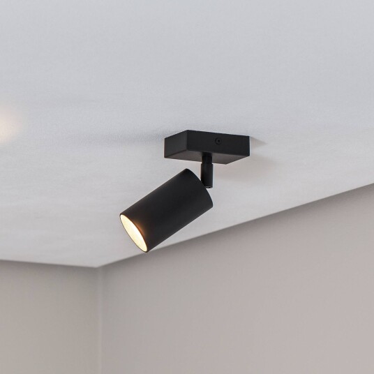 Argon Downlight Sado svart stål justerbar 1 lyskilde kantet