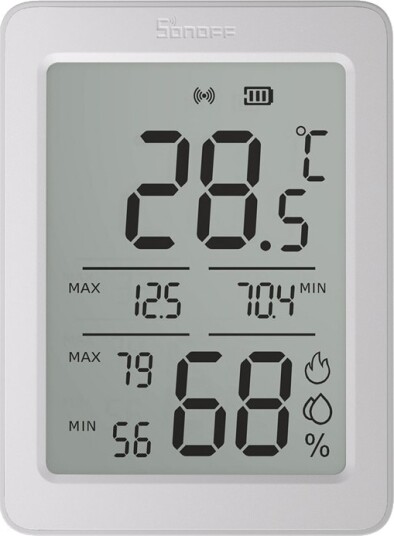 Sonoff Temperatur-/Fuktighetssensor SNZB-02D Zigbee Lcd Sonoff Temperatur-/Fuktighetssensor SNZB-02D Zigbee Lcd