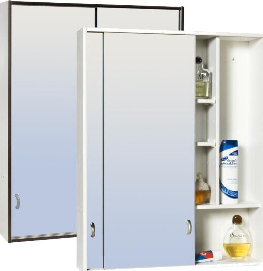 Skåform Polar 11 Baderomsskap 550 x 700 x 140 mm, helhvit, Baderom