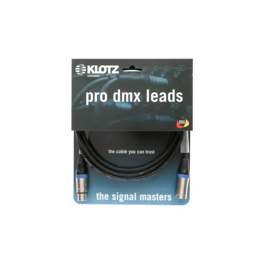 Klotz Dmx Klotz Xlr 5p 3 Pins Wired Ot2000 Black 5m