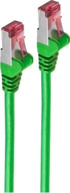 shiverpeaks patchkabel S/FTP Cat.6A grønn 0,5m