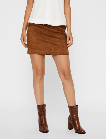 Vero Moda Vmdonnadina Short Skirt Ga Noos - Brown - L