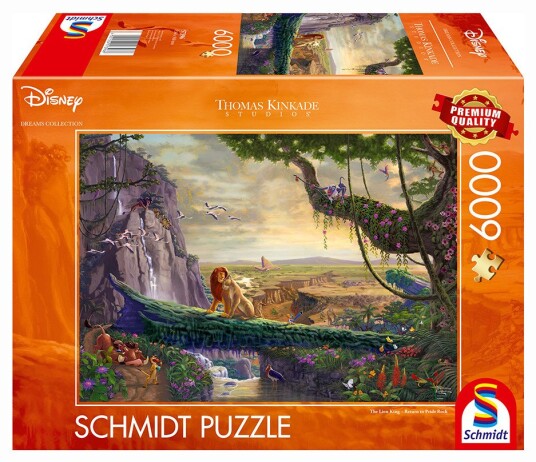 Schmidt Puzzles Jigsaw Puzzle 6000 brikker Disney The Lion King