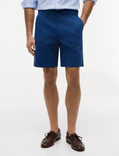 Tommy Hilfiger Dover 8 Inc Ess Twill Short   Blue   38