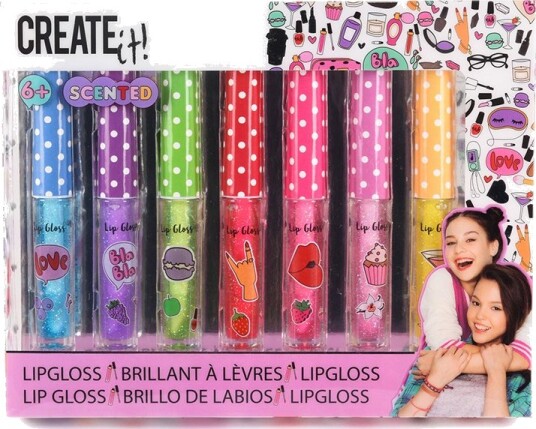 Create It Lipgloss Sett 7stk - Scented Glitter