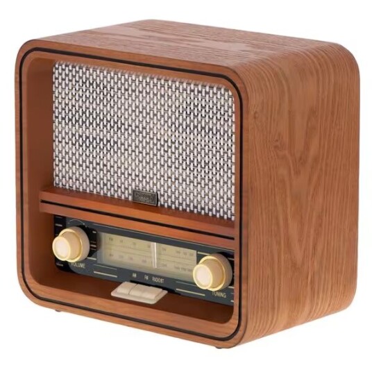 Camry Retro Stasjonær Radio med Bluetooth 10W - Brun Camry Retro Stasjonær Radio med Bluetooth 10W - Brun