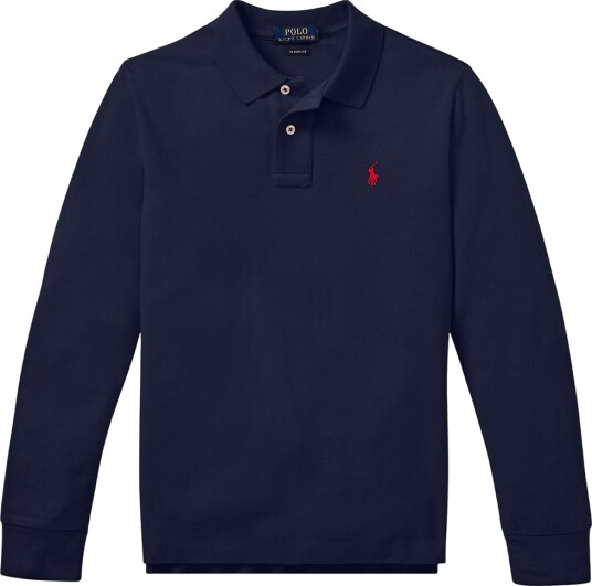 Polo Ralph Lauren Poloskjorte Raffinert Navy Polo Ralph Lauren 14 16 år (164 176) Genser Marineblå