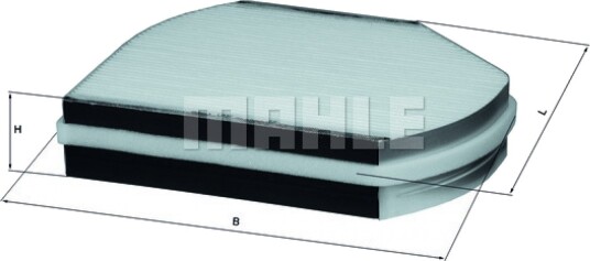 Kupefilter MAHLE LA 37 Kupefilter MAHLE LA 37