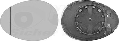 Speilglass ytterspeil VAN WEZEL 0515837 Speilglass ytterspeil VAN WEZEL 0515837
