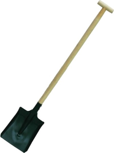 Profix Spade/Kastsjakt I Karbonstål 240*315Mm Med Trehåndtak Lengde 115 Cm