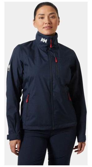 Helly Hansen Women’s Crew Sailing Jacket 2.0 Marineblå Hvit M