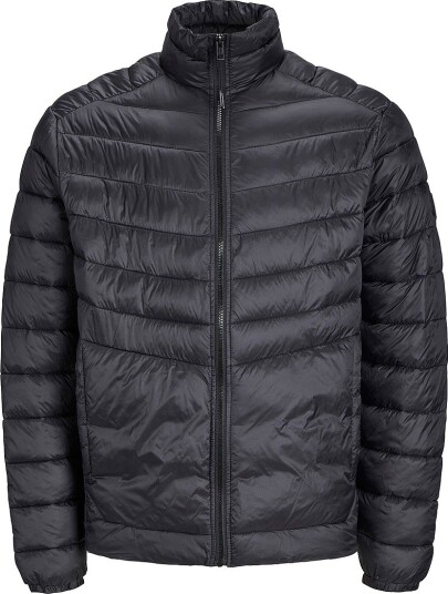 Jack & Jones Plus Jakke jjeSprint Puffer Collar Pls Svart Jack & Jones Plus Jakke jjeSprint Puffer Collar Pls Svart