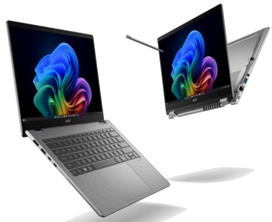 Acer TravelMate P4 Spin P414RN-56-TCO-77G3 2-i-1 Core Ultra 7 355 16GB RAM 512GB SSD W 11 Pro NX.BYLEG.00D