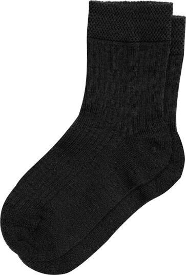 Urberg Juniors' Merino Wool Ribb Sock 2p Black Beauty 25-28 Urberg Juniors' Merino Wool Ribb Sock 2p Black Beauty 25-28