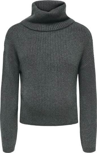 Only Maternity Olmribella L/S Roll Neck Knt   Grey   XXL