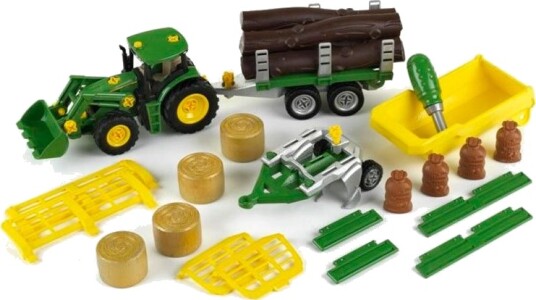 Klein Toys Klein John Deere Leketraktor Med Tilbehør Fra 3  År