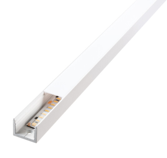Sg Armaturen Stripline 1,8M Hvid Profil Påbygget