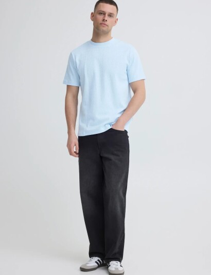 Blend Bheswin Tee S/S Blue M Blend Bheswin Tee S/S Blue M