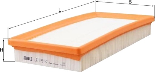 Luftfilter KNECHT LX 1781/2
