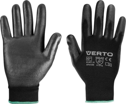 Verto Hagehansker 97H138 Pu-Belagt Pustende Str. 10