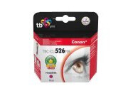 Tb - 10 Ml - Magenta - Kompatibel - Blekkpatron (Alternativ For: Canon Cli-526M) - For Canon Pixma Ip4950 Ix6550 Mg5350 Mg6150 Mg6250 Mg8150 Mg8250 Mx715 Mx885 Mx895