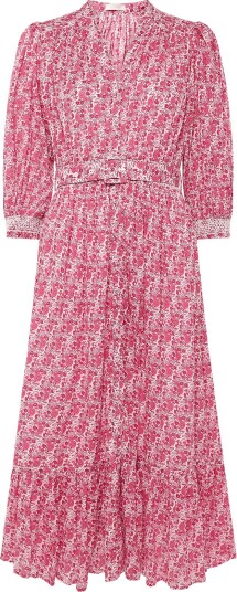 by Ti Mo Twisted Midi Dress   Pink   M