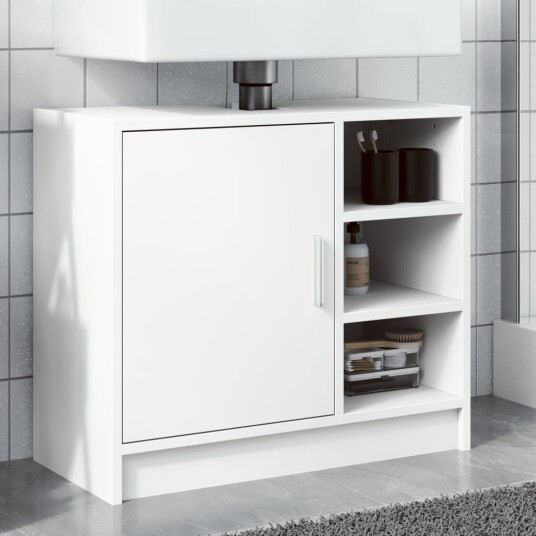 Servantskap hvit 63x29x55 cm konstruert tre 8721102815515
