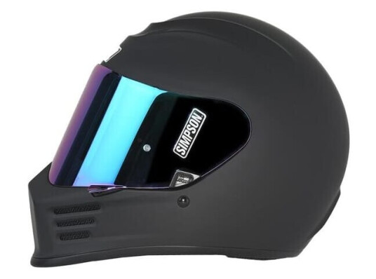 Simpson MC-Hjelm Speed Matt Svart S Simpson MC-Hjelm Speed Matt Svart S