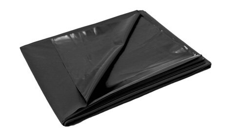 Kiotos Bed Sheet Cover Thin Black 220 x 130 cm