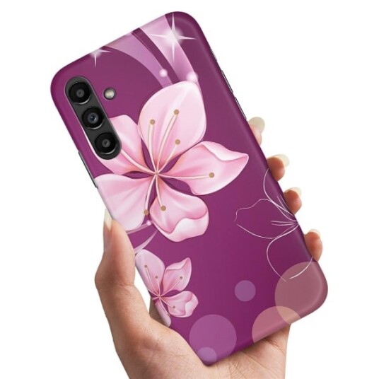 Samsung Galaxy A55 5G - Deksel/Mobildeksel Hvit Blomst