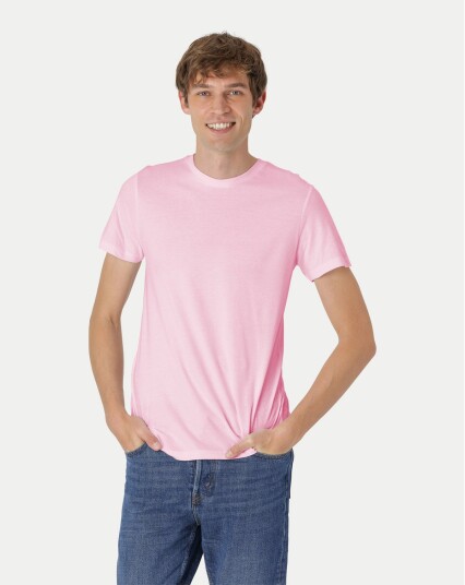 Neutral Organic   Mens Fitted T shirt Pink