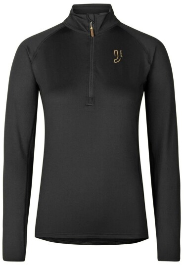 Johaug Elemental Half Zip Dame Black XL